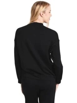 Velvet Holly Fleece Sweater -ST.BERNARD Clothing holly03 blackalt3