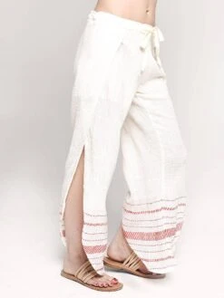 Lemlem Tiki Border Fly Away Pant -ST.BERNARD Clothing hs1868 redalt1