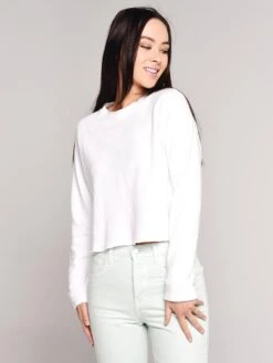 Monrow Mesh Back Sweatshirt