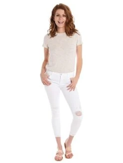 J Brand 835 Mid Rise Capri -ST.BERNARD Clothing jb000876 underexposedalt1