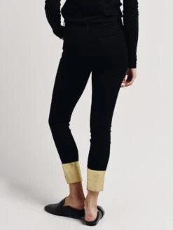 J Brand Women's Alana High Rise Crop Skinny Jean -ST.BERNARD Clothing jb001039 goldpoolalt2