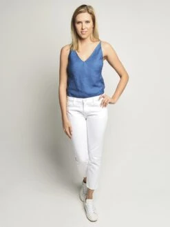 J Brand Sadey Slim Straight 7 J Brand Sadey Slim Straight -ST.BERNARD Clothing jb001129 whitealt1