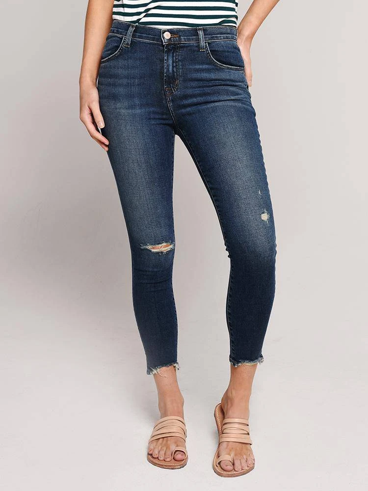 J Brand Alana High Rise Crop Skinny Jean 2 J Brand Alana High Rise Crop Skinny Jean - Image 2