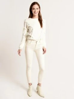 J Brand Women's Alana High-Rise Cropped Super Skinny Jean -ST.BERNARD Clothing jb001853 glimmeralt3