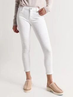J Brand Women's 835 Mid-Rise Cropped Skinny