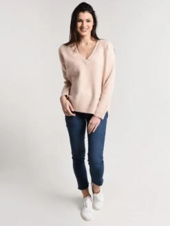 Jack Fair Warming V-Neck Sweater -ST.BERNARD Clothing ji406429 vintagerosealt3