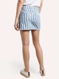 Jack Say It In Stripes Skirt 8 Jack Say It In Stripes Skirt -ST.BERNARD Clothing jj209367 offwhitealt2