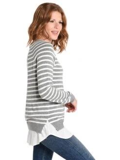 Joie Zaan E Sweater -ST.BERNARD Clothing k021 k2155e heathergrey porcelainalt1