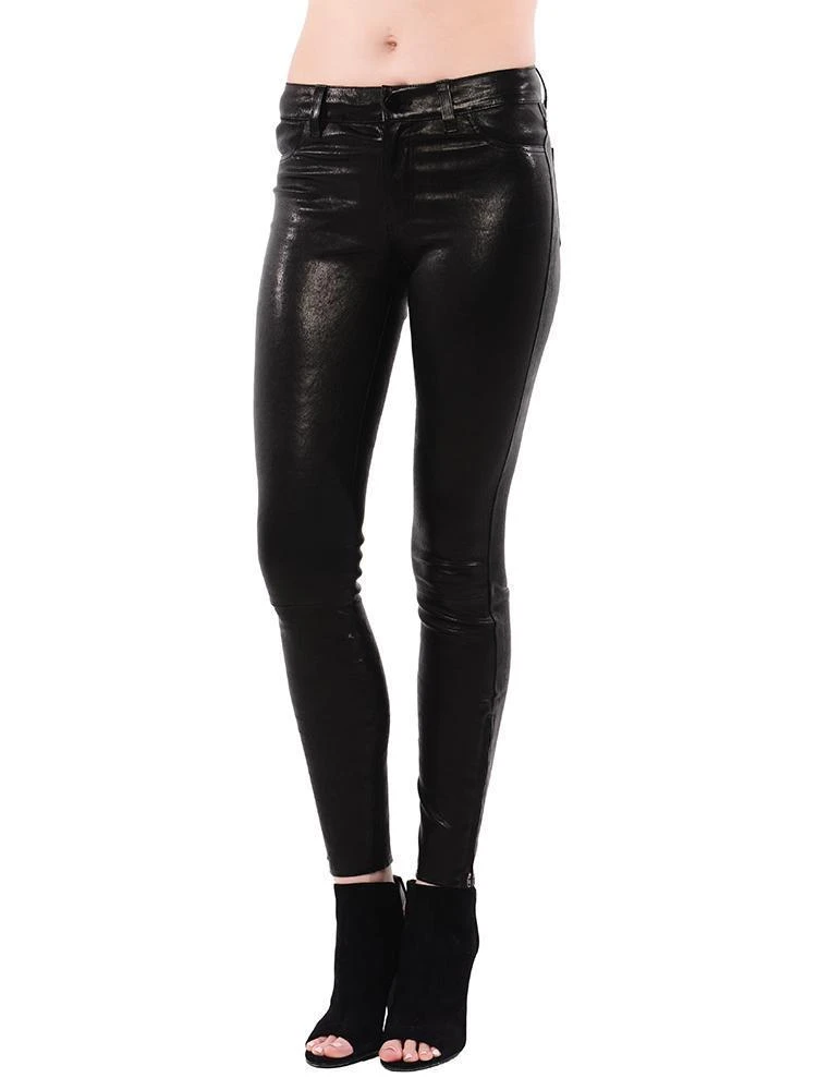 J BRAND Jbrand Women's Midrise Stretch Leather Pant 1 J BRAND Jbrand Women's Midrise Stretch Leather Pant