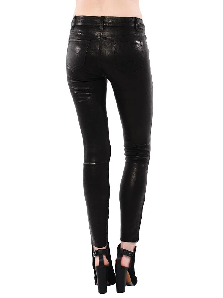 J BRAND Jbrand Women's Midrise Stretch Leather Pant 5 J BRAND Jbrand Women's Midrise Stretch Leather Pant - Image 5