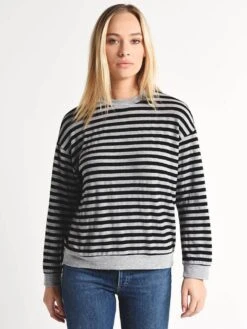 Velvet Landry Cozy Stripe Pullover