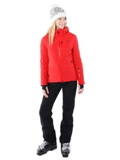 Kjus Women's Edelweiss Jacket -ST.BERNARD Clothing ls15 a14 scarletalt1