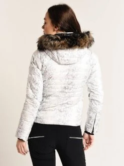 Descente Women's Rachael Fur Jacket -ST.BERNARD Clothing mgk14f whmfalt2