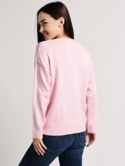English Weekday Motif Sweatshirt 9 English Weekday Motif Sweatshirt -ST.BERNARD Clothing mk536t candypinkalt3
