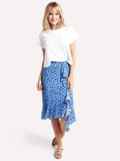 Parker® Parker Collins Floral Skirt 9 Parker® Parker Collins Floral Skirt -ST.BERNARD Clothing p9d5369sbp chrystiealt3