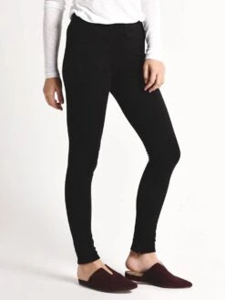 Velvet Rosalind Faux Suede Leggings 7 Velvet Rosalind Faux Suede Leggings -ST.BERNARD Clothing rosalind03 blackalt1