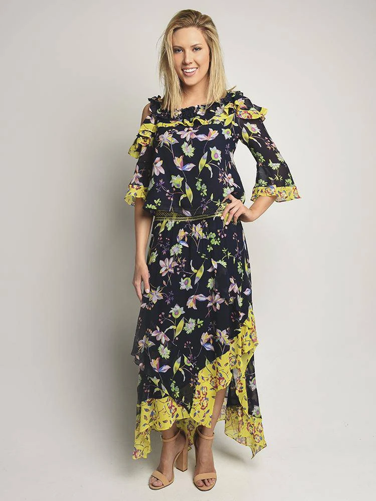 Tanya Taylor Garden Print Esmee Skirt 5 Tanya Taylor Garden Print Esmee Skirt - Image 5