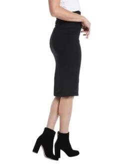 Re:Named Ava Pencil Skirt -ST.BERNARD Clothing s9353 blackalt1