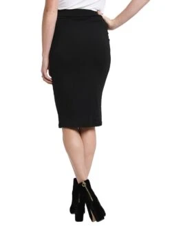 Re:Named Ava Pencil Skirt -ST.BERNARD Clothing s9353 blackalt2