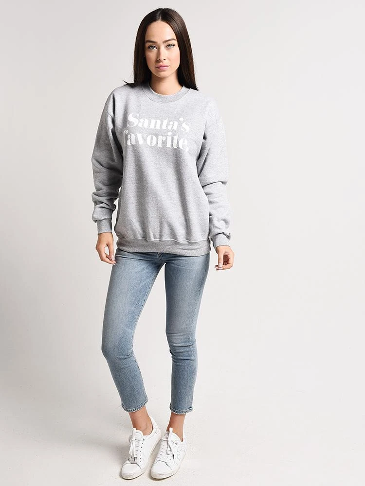 Friday+Saturday Santa's Favorite Sweatshirt 5 Friday+Saturday Santa's Favorite Sweatshirt - Image 5