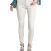 J Brand Women's Alana High-Rise Cropped Super Skinny Jean In Light Coated Chrome