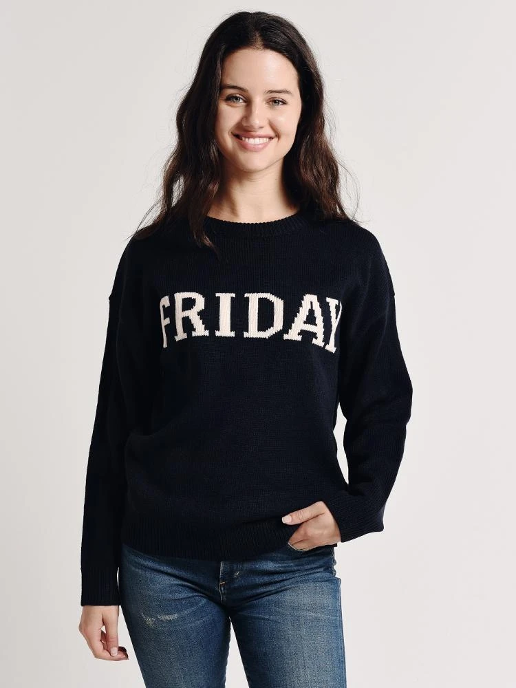 English Weekday Motif Sweatshirt 2 English Weekday Motif Sweatshirt - Image 2