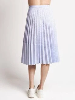 Saylor Serenity Pleated Skirt -ST.BERNARD Clothing serenity blue whitealt2