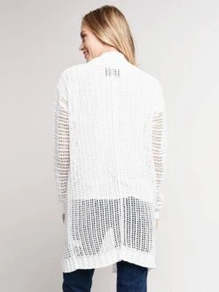 Brochu Walker The Mila Cardigan -ST.BERNARD Clothing spa2456 doverwhitealt2