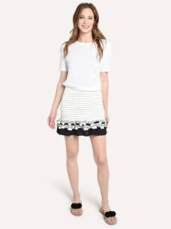 Free The Roses Gillian Skirt -ST.BERNARD Clothing sy397k offwhitealt1