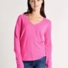Majestic Cashmere Long Sleeve V-Neck