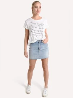 Sundry High Rise Skirt -ST.BERNARD Clothing t3 e99t2 vintagewashalt3