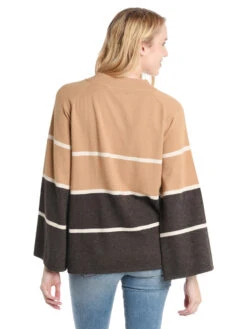 THML Stripe Bell Sleeve Sweater -ST.BERNARD Clothing tmk600 clalt3