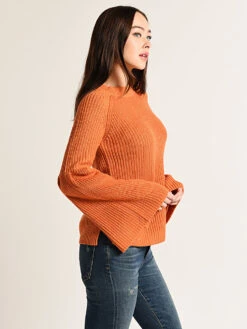 THML Bell Sleeve Sweater -ST.BERNARD Clothing tmk780 rustalt2