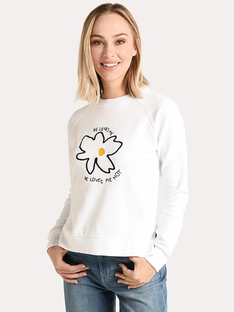 Chinti & Parker Forget Me Not Sweatshirt 1 Chinti & Parker Forget Me Not Sweatshirt