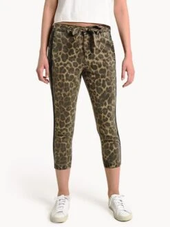 Pam & Gela Leopard Pant With Sash