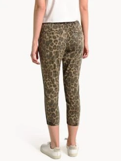 Pam & Gela Leopard Pant With Sash -ST.BERNARD Clothing tn41031429 leopardalt2