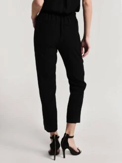 Vince Satin Strap Pull-On Trouser -ST.BERNARD Clothing v548221626 001blkalt2