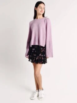 Zadig & Voltaire Zadig & Volaire Lea Cashmere Sweater -ST.BERNARD Clothing wgmz1123f parmefoncealt3