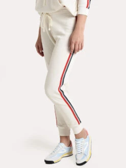 Velvet Xia Stripe Trim Terry Jogger Pant 7 Velvet Xia Stripe Trim Terry Jogger Pant -ST.BERNARD Clothing xia03 coconutalt1