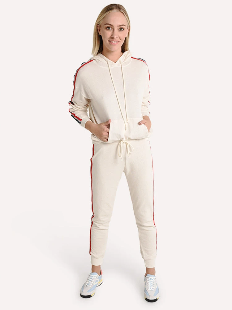 Velvet Xia Stripe Trim Terry Jogger Pant 4 Velvet Xia Stripe Trim Terry Jogger Pant - Image 4