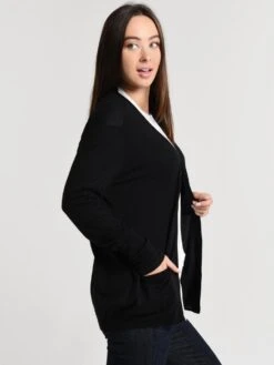 Brochu Walker The Tomi Cardigan -ST.BERNARD Clothing zls2663 blackonyxalt1